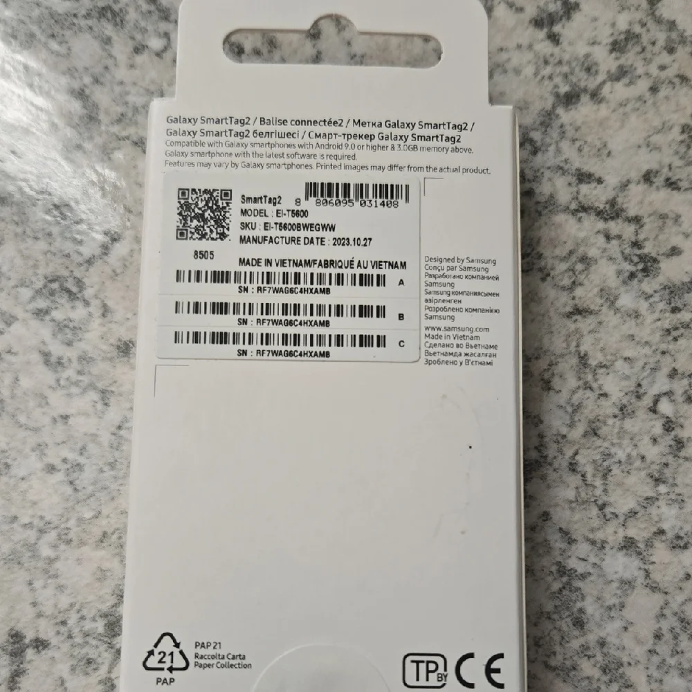Samsung Galaxy SmartTag2 White